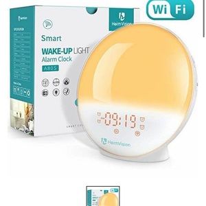 HeimVision A80S Smart Wake Sunrise Digital Alarm Clock with Sunset Simulation